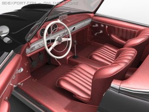 mercedesbenz 300 sl roadster 3D 模型