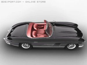 mercedesbenz 300 sl roadster 3D Model
