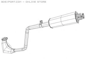 exhaust 3D Model