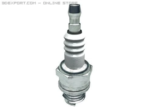 spark plug 3D Model .c4d .max .obj .3ds .fbx .stl .blend 