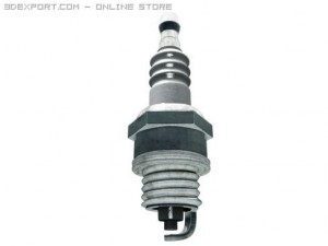spark plug 3D 模型