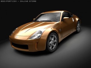 nissan 350z Modelo 3D