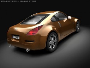 nissan 350z Modelo 3D