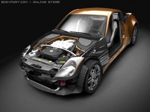 nissan 350z Modelo 3D