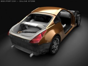 nissan 350z Modelo 3D