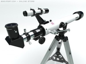 telescope 3D Model