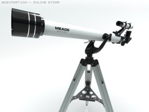 telescope 3D Model