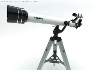 telescope 3D Model