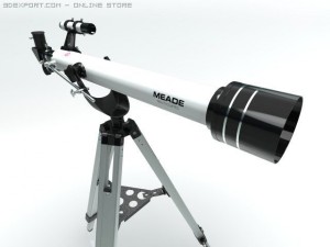 telescope 3D Model