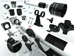 telescope 3D Model