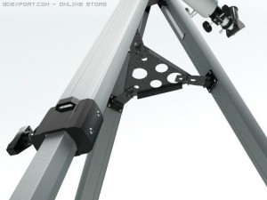 telescope 3D Model
