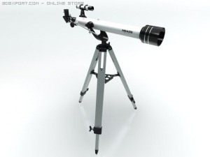telescope 3D Model