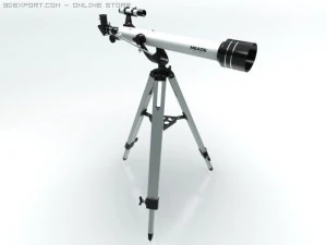 telescope 3D Model
