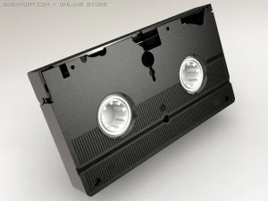 videocassetta Modello 3D