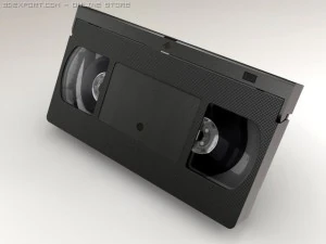 videocassetta Modello 3D
