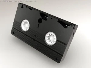 videocassetta Modello 3D