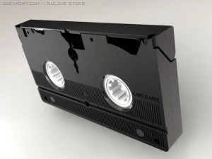videocassetta Modello 3D