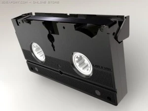 videocassetta Modello 3D