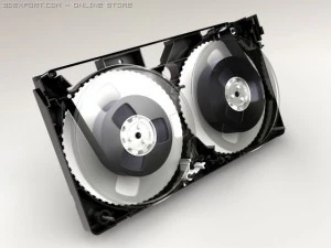 videocassetta Modello 3D