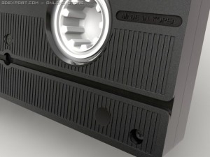 videotape Modèle 3D