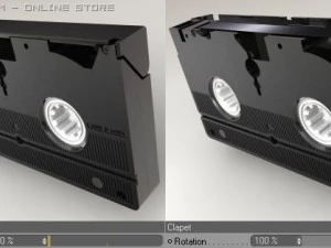 videocassetta Modello 3D