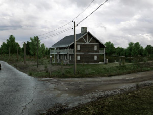 forest road Model 3D