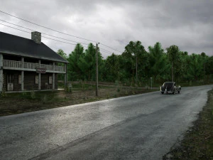 forest road 3D Model