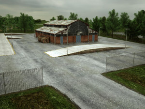 forest road Model 3D