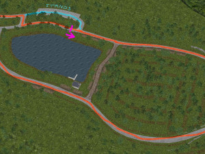 forest road Model 3D