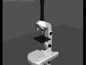 microscope 3D Model