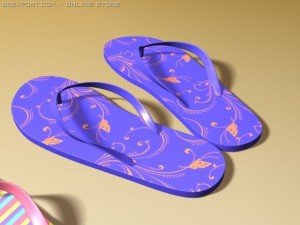 flipflops Model 3D