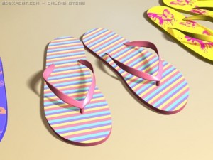 flipflops Model 3D