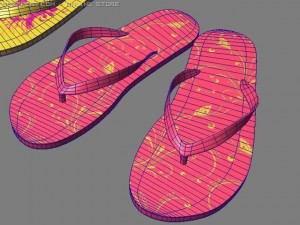 flipflops Model 3D