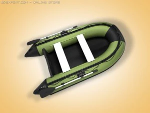 bateau gonflable en PVC Modèle 3D