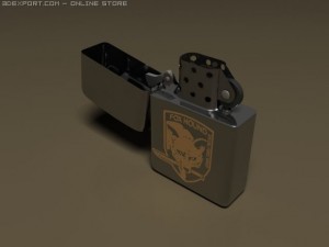 zippo Model 3D