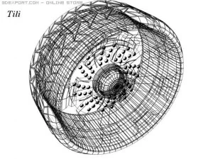t r wheel r1 3D Model