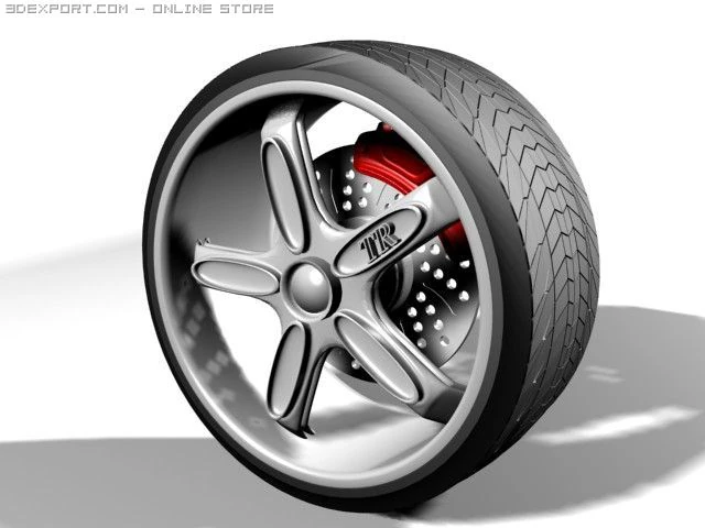 tr wheel r2 3D Model .c4d .max .obj .3ds .fbx .stl .blend 