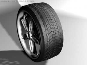 tr wheel r2 Modèle 3D