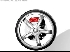 tr wheel r2 3D Model