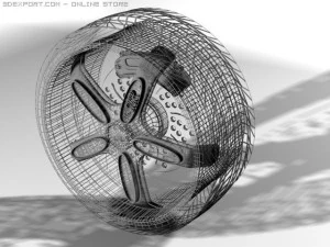 tr wheel r2 3D Model