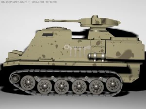 tanque bm 40 Modelo 3D