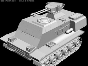 tank bm 40 3Dモデル