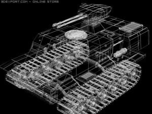 tanque bm 40 Modelo 3D