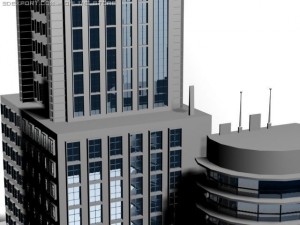 mega trade center 3D Model
