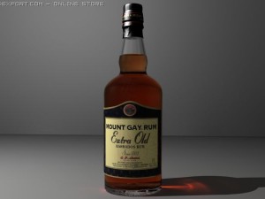 mount gay rum Model 3D