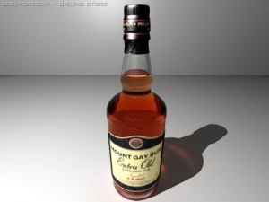 mount gay rum Model 3D