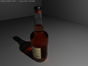 mount gay rum Model 3D
