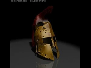 спартанський шолом 3D Модель