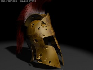 spartan helmet Modelo 3D