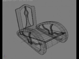 antique chair 3D Model